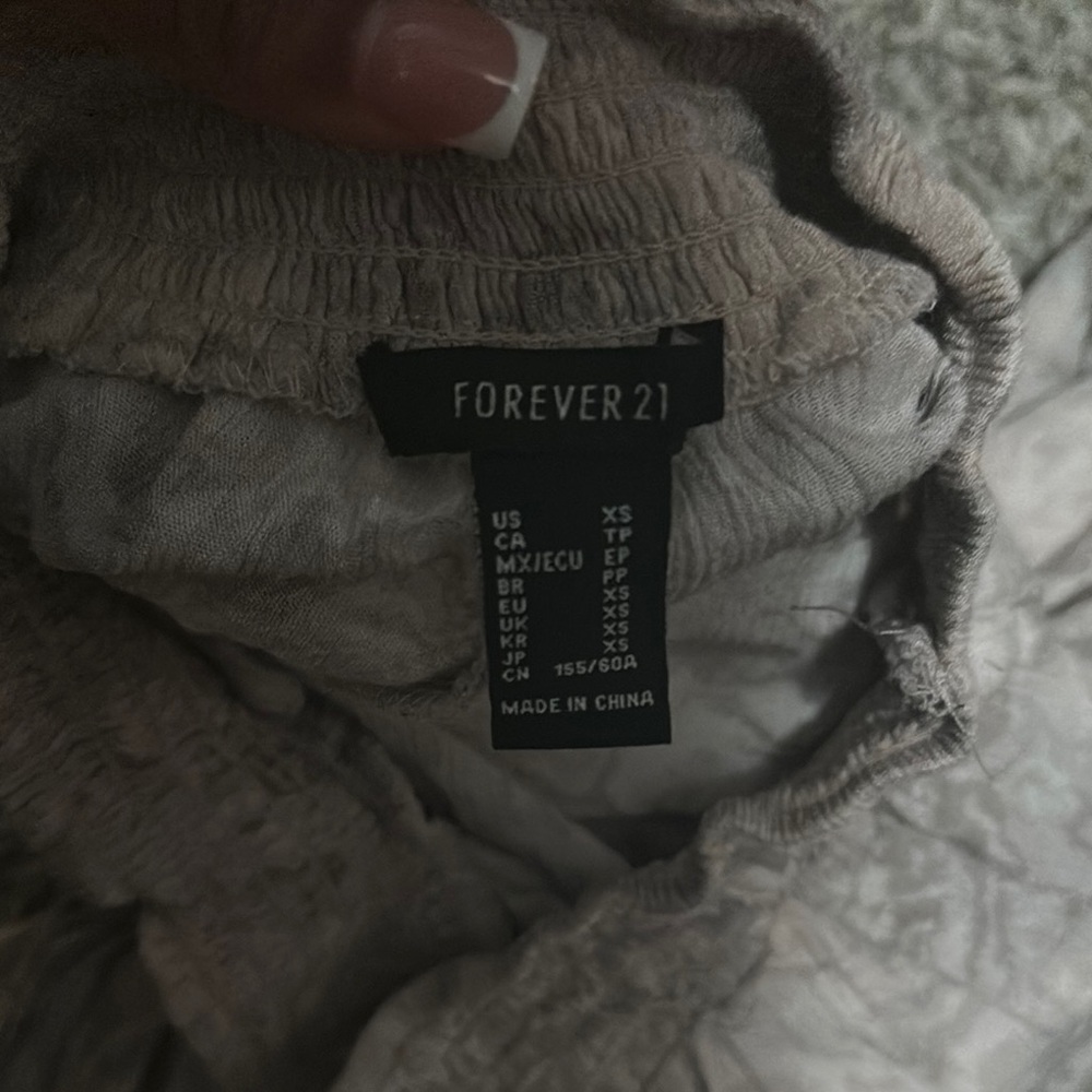 Gray Marble Pattern Pants - Picture 2 of 2